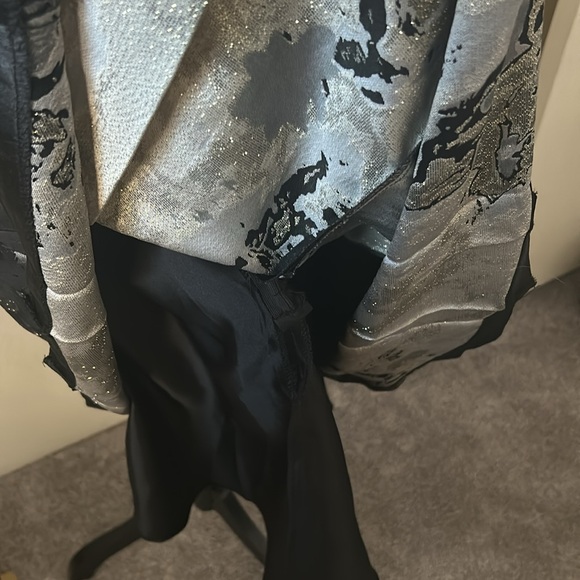 NEW White House Black Market Satin Jacquard Fit & Flare Dress - Picture 7 of 11